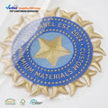 Wholesale Custom 3D Embossed Logo Metallic Color Badges TPU for Clothing MegaBDM