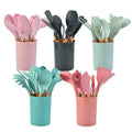 Wholesale   Kitchen Accessories Cooking Tools Silicone Rubber Kitchenware Wooden Handles Cocina Kitchen Utensils