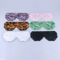 New Round Ice Therapy Pink Jade Eyemask Ice Eye Mask for Sleep Healing Stone Eye Mask White Jade Amethyst Rose Quartz Eye Mask