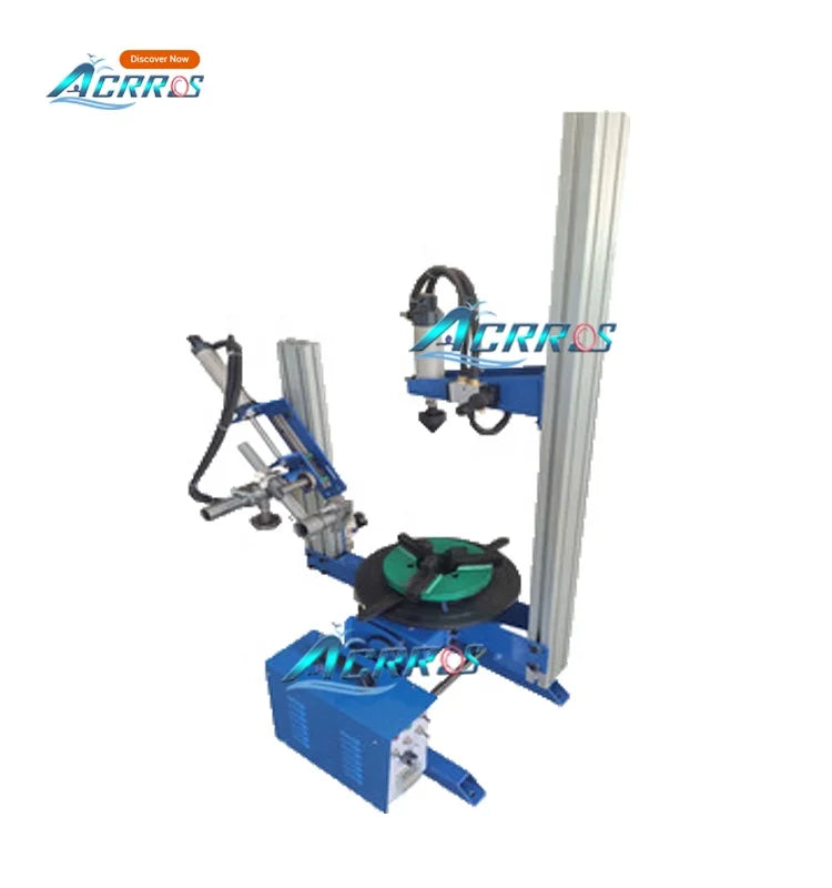 Motor Rotating Welding Turntable 200kg Tig Mig Positioner for Welding Pipe Cylinder