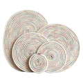 Nordic Style Cotton Rope Woven Place Mat Anti-Scald Heat-Insulating Circular Pot Mat Cup Plate Mat for Home Wedding Use Sandpot