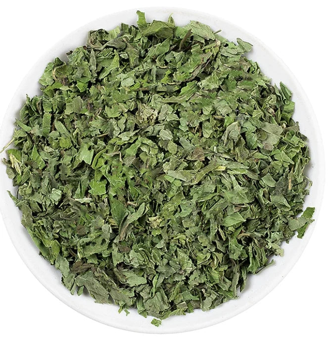 Loose Raw Green Color Private Label Tea Spearmint Tea Leaves