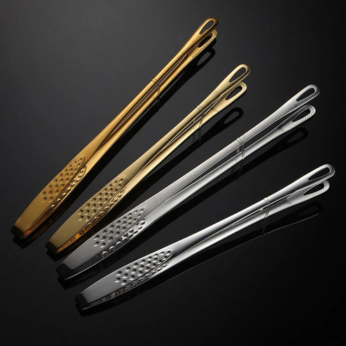 (JYKTT-CT001 ) in Stock Stainless Steel Light Korean Barbecue Straight Tweezers Tongs for Small Roast Tweezers