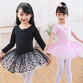 Lovely Dot Ballet Dance Leotard Short Sleeve Tutu Ballerina Dress for Girls