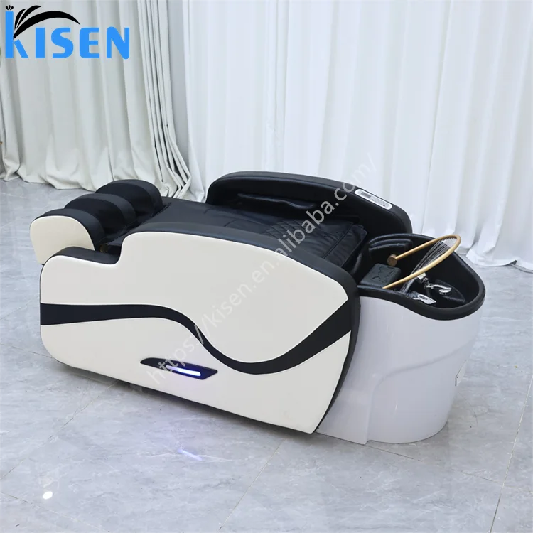 Japanese Hair WashingChair Modern Spa Head Sa Lon Hair Washing Head Spa Therapy Thai Shampoo Massage Bed With Steamer Optional