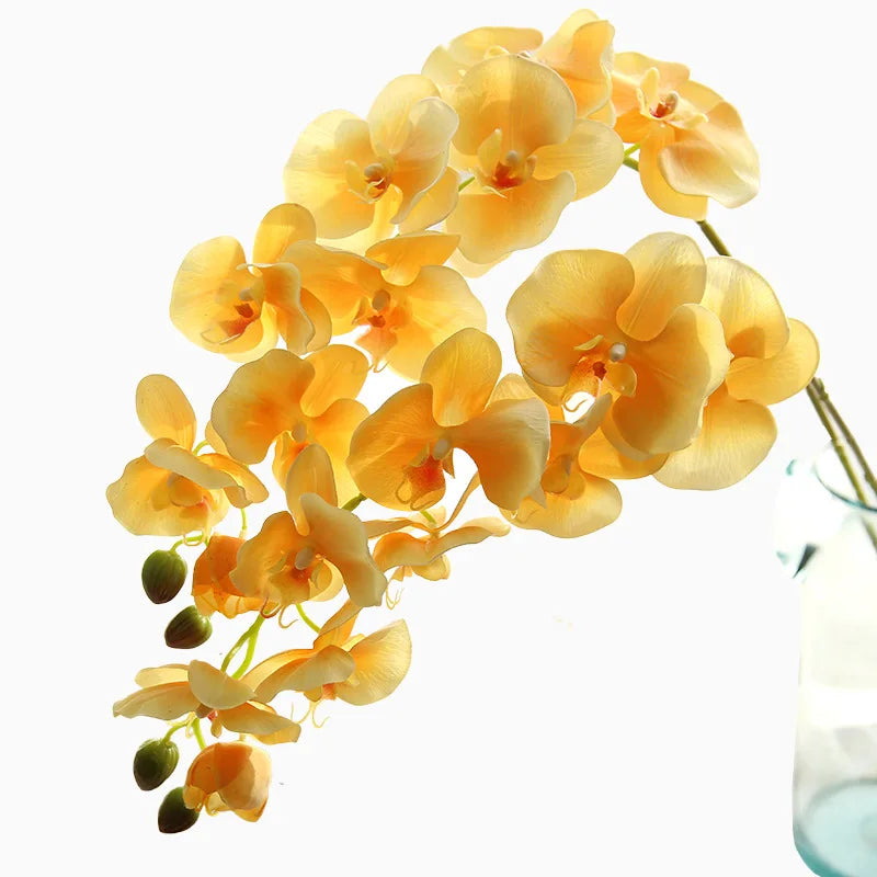 AF0508 Wedding Home Centerpiece  Decorative Flower Orchid Phalaenopsis Silk Real Touch Arrangement