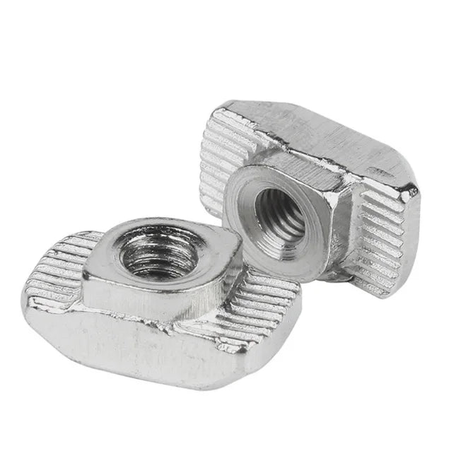 Factory Stainless Steel 10 Slot Self-Locking T-Nuts Hammer Nuts Metric Sizes Lock Nut