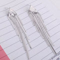 REETI 925 Sterling Silver Long Earrings for Women 2021 New Trend Personality Lady Fashion Jewelry