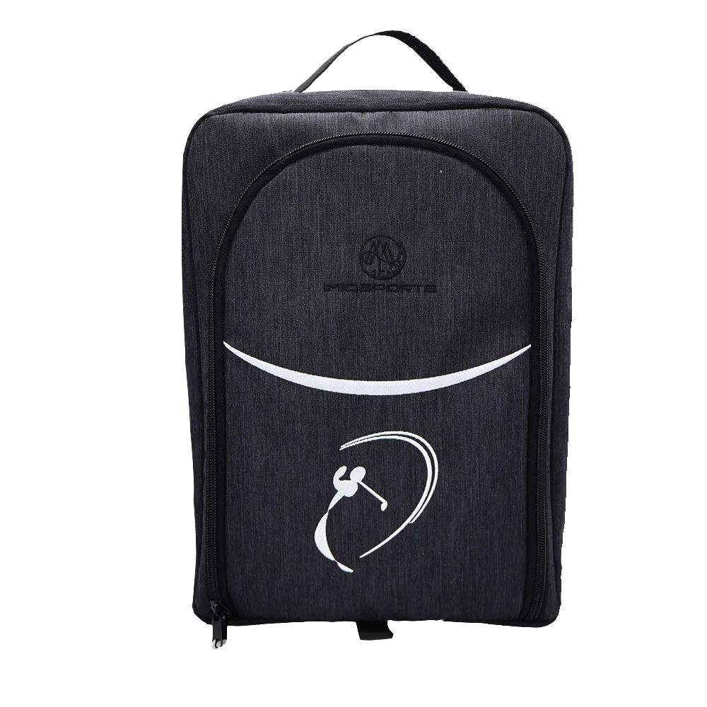 Portable Golf Shoe Storage Bag Lightweight Large Space Double-sided Open Separate Accessories and Shoes Fits All Shoe Sizes