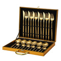 Gold Flatware Set  for Wedding Set Flatware