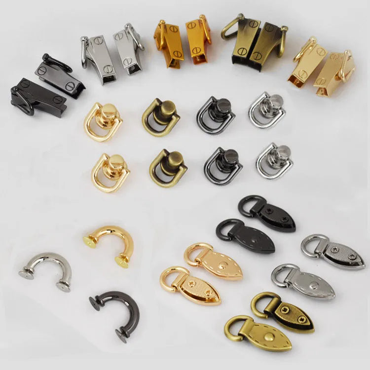 Bag Hanging Buckle with Screw Woman Bag Side Rings for Hanging Chain Hook Clasp Hanging Ear Pendant Bag Strap Side Ring