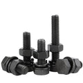 Plastic Metric DIN931/DIN933 Hex Bolt and Nut Hex Cap Screw Washer and Nuts Assembly GB Standard