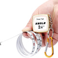 BTE 2m Solid Portable Household Ultra-Small Keychain Pocket Multiple Styles Available Abs Shell Measuring Distance Tape Measure