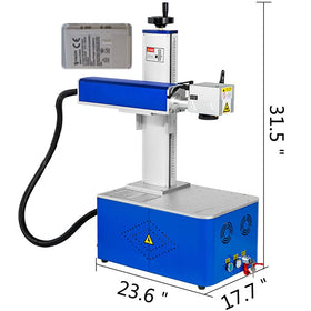 Vevor PEIXU Portable CO2 Desktop Fiber Laser Marking Engraving Machine 20W 30W 50W New Credit Card Phone Case Jewelry Metal PVC