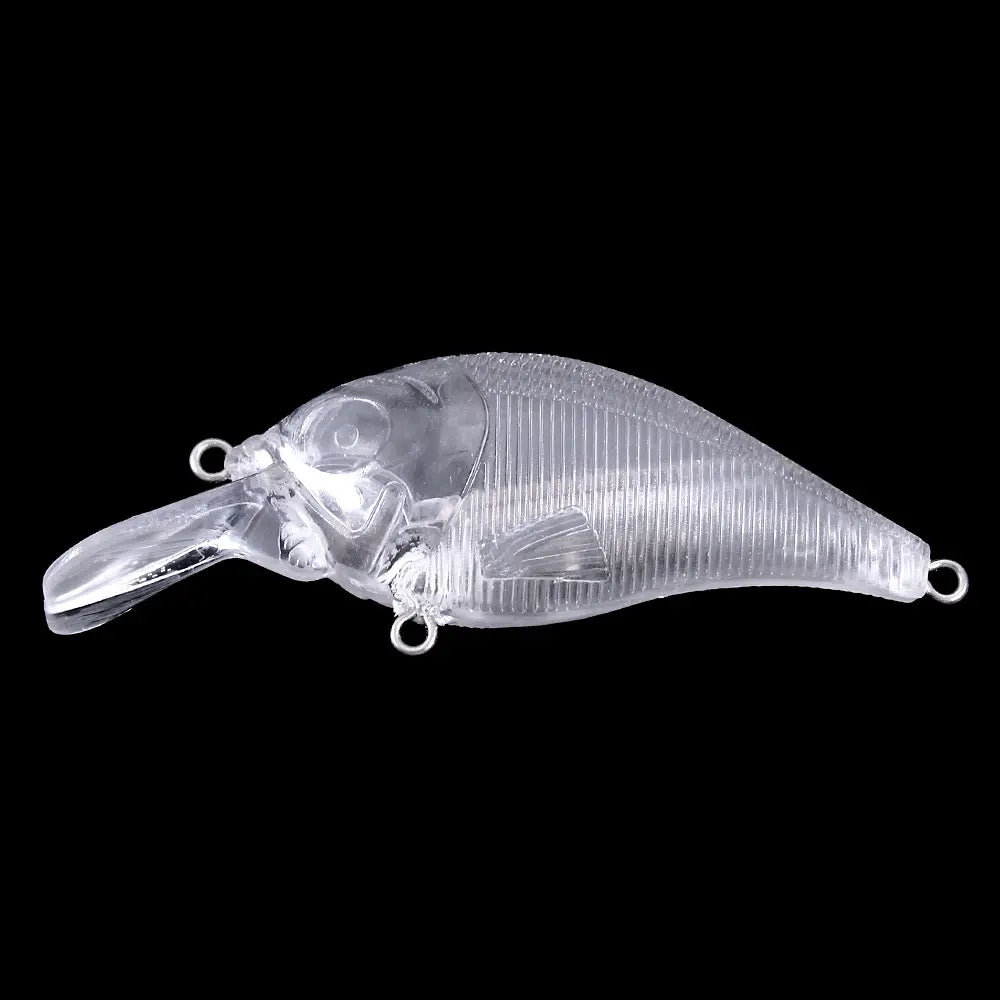 Wholesale CB007-0 7.8cm 8.9g ABS Hard Plastic Bait Unpainted Blank Crankbait Fishing Lures