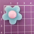 100Pcs Jelly Resin Flower Flatbacks Flat Back Cabochons DIY Scrapbooking for Phone Decor Jewelry Crafts Headwear Accessories