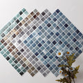 Backsplash Mosaic Wall Tiles Wall Peel and Stick Kitchen Wall  Waterproof Home DIY Decoration Tiles