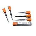 HRC55 Uncoated/Coating Carbide End Mill Tapper Ball Nose 2-Flutes 6mm Ball Nose End Mill CCNC Cutting Tools