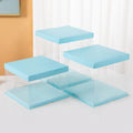 Logo Customized Clear Border Transparent Plastic Food Grade PET Square Cake Delivery Box for Bakery Package