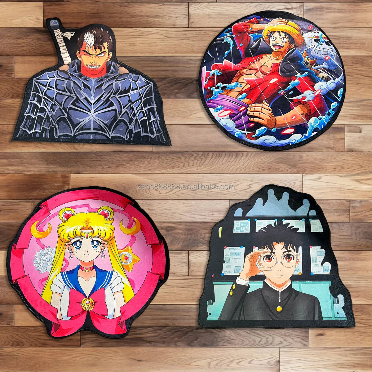 Wholesale Anti slip Cute Kitty Cartoon Rugs and Carpets for Girl Room Soft Fluffy Tufted Thick Rugs for Living Room