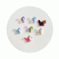 11*13mm Mini Butterfly Flatback Resin Stickers 3D Nail Art Crafts Custom Supply