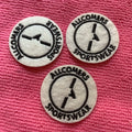 Custom Personalized Felt Fabric Embroidery PatchFashion Logo Sew on Sportswear Felt Embroidery Label