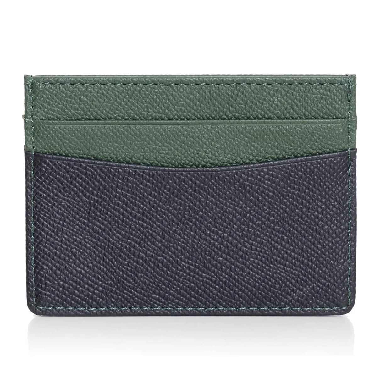 Custom Leather Cardholder Luxury RFID Blocking Credit Business Card Holder Minimalist Slim Card Wallet with Card Slots