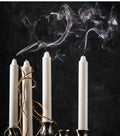 Classic European Smokeless Tasteless Taper Candle Romantic Dinner Ivory White Long Pillar Candles