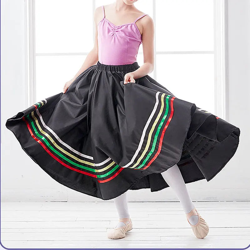Ballet Wrap Skirt Character Dance Skirt for Girl Women Dancewear