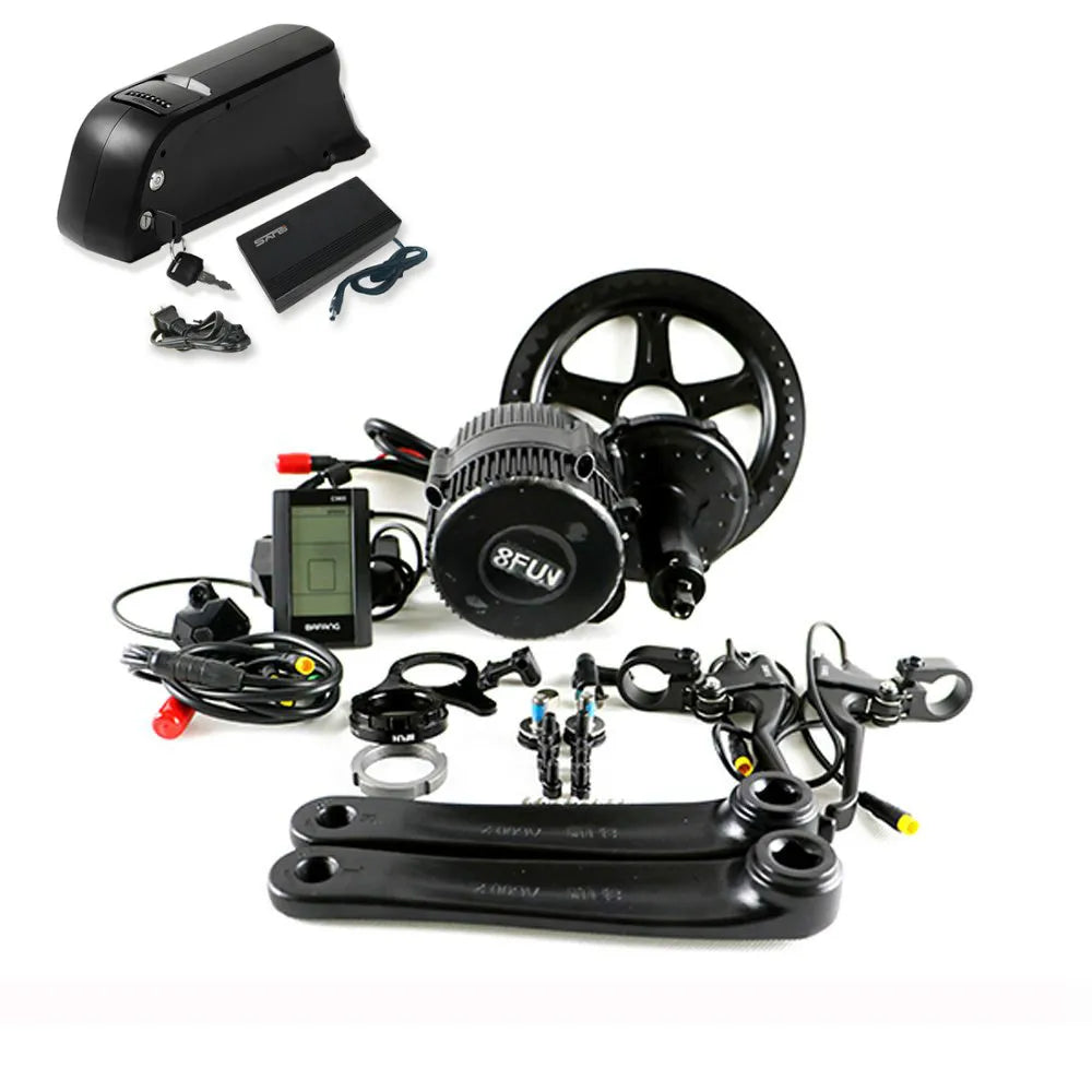 Bafang Bbs02 48v 500w  Central Motor Electric Bike Conversion Kit   with  48v Battery