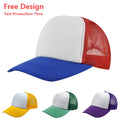 Wholesale Vintage Style Outdoor Cotton 5-Panel Mesh Trucker Hat Sporty Baseball Cap for Men and Women Common Fabric Feature