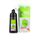For MOKERU 500ml Herbal Extract Apple & Black Hair Dye Cream Shampoo No Side Effects for White Hair for Men