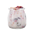 Wholesale 100ml Creative Vertical Pattern Pudding Bottle Mousse Yogurt Cup Household Jelly Dessert Cup