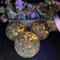 Wholesale Hot Selling Natural Yooperlite Moon Surface Sphere Glowing Stone Ball Healing UV Reactive Crystal Craft for Home Decor