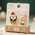 Antique & Modern Gold Metal Enamel Pin Badges Custom Cute Panda Theme Epoxy Hard for Lapel Pin Design Your Own Style