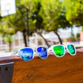 STY555 Matte Classic Unisex Wholesale Custom Logo Sunglasses UV400 Reflective Lens Sports Sun Glasses Women Men