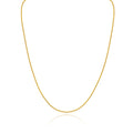 Stainless Steel 1mm Round Snake Chain Mini Thin Choker Necklaces 18K Gold Plated Waterproof Necklaces Minimalist Sporty Jewelry