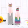 Crown Diamond Bling Straight Women Girls Flask 304 Stainless Steel Insulated Thermos Cup