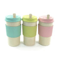 FX Factory Environment-friendly Degradable Wheat Straw Water Cup Reusable Coffee Cup Microwave Safe Custom Logo Cup