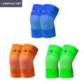 LS0354 Customized Elastic Knee Wraps Stretch Squatting Weightlifting Knee Pads Fitness Safety Gear