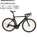 NEW OEM Road Full Bike  Carbon Fiber Cycling  T700 Bicycle Frame Cycle SENSAH 2*11 Groupset Complete Bike Black Matte TT-X2
