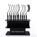 Customized Plastic Eyelash Display Stand with 12 Holes for Test Sticks Fancy Eyelash Tester
