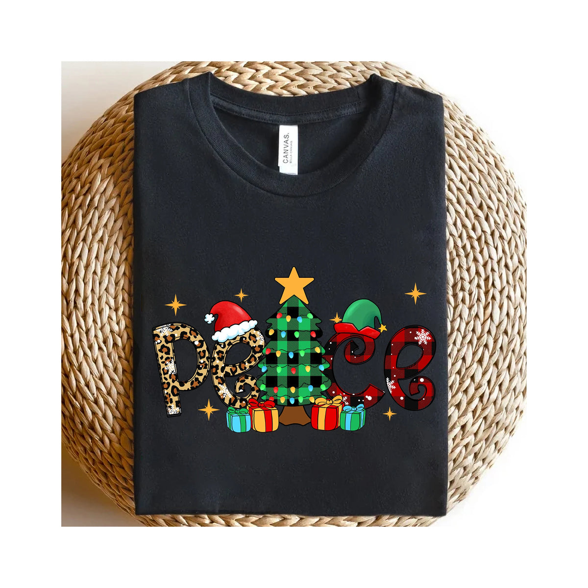 Yunshang Wholesale Custom Christmas Dtf Transfers Stickers Heat Transfer Screen Vinyl Print for T-shirt