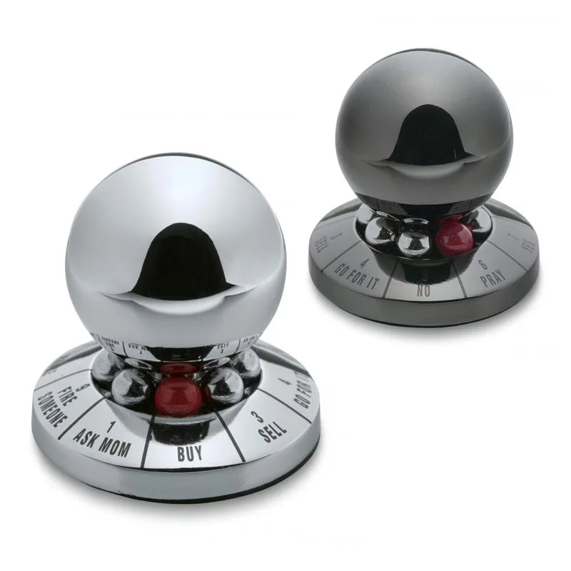 Home Office Desktop Decoration Finger Spinner Anti-Stress Decompression Toy Magic Ball Metal Prophecy Fate Decision Marker Ball