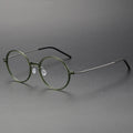 6523 Oem Customized Available Glasses Vintage Round Big Frame Eyewear Frame Optical Eyeglasses Frame Men