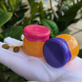 M016 Luxury Sweet Cosmetics Packaging Containers Jar Lip Body Butter Plastic Cosmetic Cream Jars