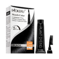 For Fast-Acting Temporary Black Hair Dye Shampoo Cream 100% Gray Coverage All Hair Types