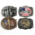 Hight Quality Custom Alloy Copper Steel Iron Adjustable Metal Pin Belt Waist Buckle in Belt Buckle