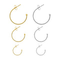 Clasp Hook Accessories Earring Connectors Jewellery Making Loop Stainless Steel Earring Hooks Wires