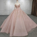 Jancember DY9952 Off Shoulder Sequined Tulle Organza Plus Size Evening Dress